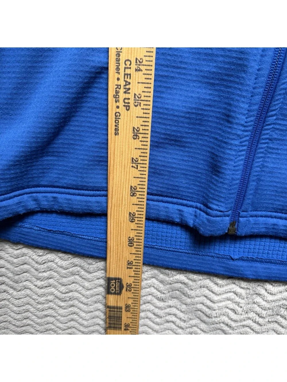 The North Face Jacket Men’s Sz XXL Blue Borod Gridded Fleece Full Zip